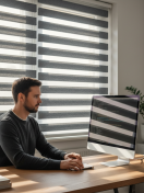 Как убрать блики на мониторе: выбираем жалюзи для дома