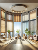 Как выбрать жалюзи для панорамных окон: виды и советы