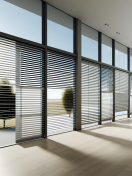 Как выбрать жалюзи для панорамных окон: виды и уход