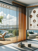 Жалюзи для балкона и лоджии на солнечной стороне: выбор материалов и дизайна