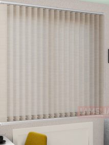 Вертикальные тканевые жалюзи АРУБА 2746 т. бежевый 89 мм