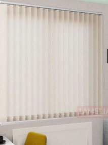 Вертикальные тканевые жалюзи БАЛИ 4059 св.розовый 89 мм