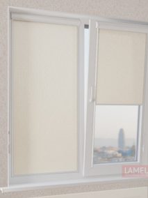 Рулонные шторы UNI-2 АЖУР 2261 св. бежевый, 220 см copy copy