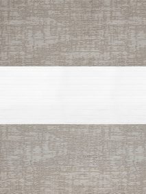 Рулонные шторы день-ночь (зебра) Мини зебра АУРА 2868 светло-коричневый, 300 см