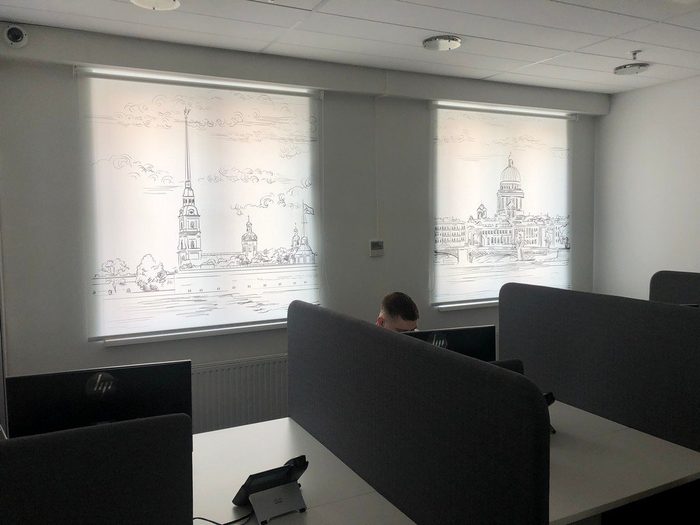 Установка «Рулонные шторы на окна» — работа Lamelia