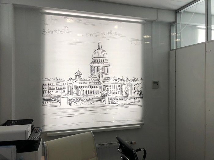 Установка «Рулонные шторы на окна» — работа Lamelia