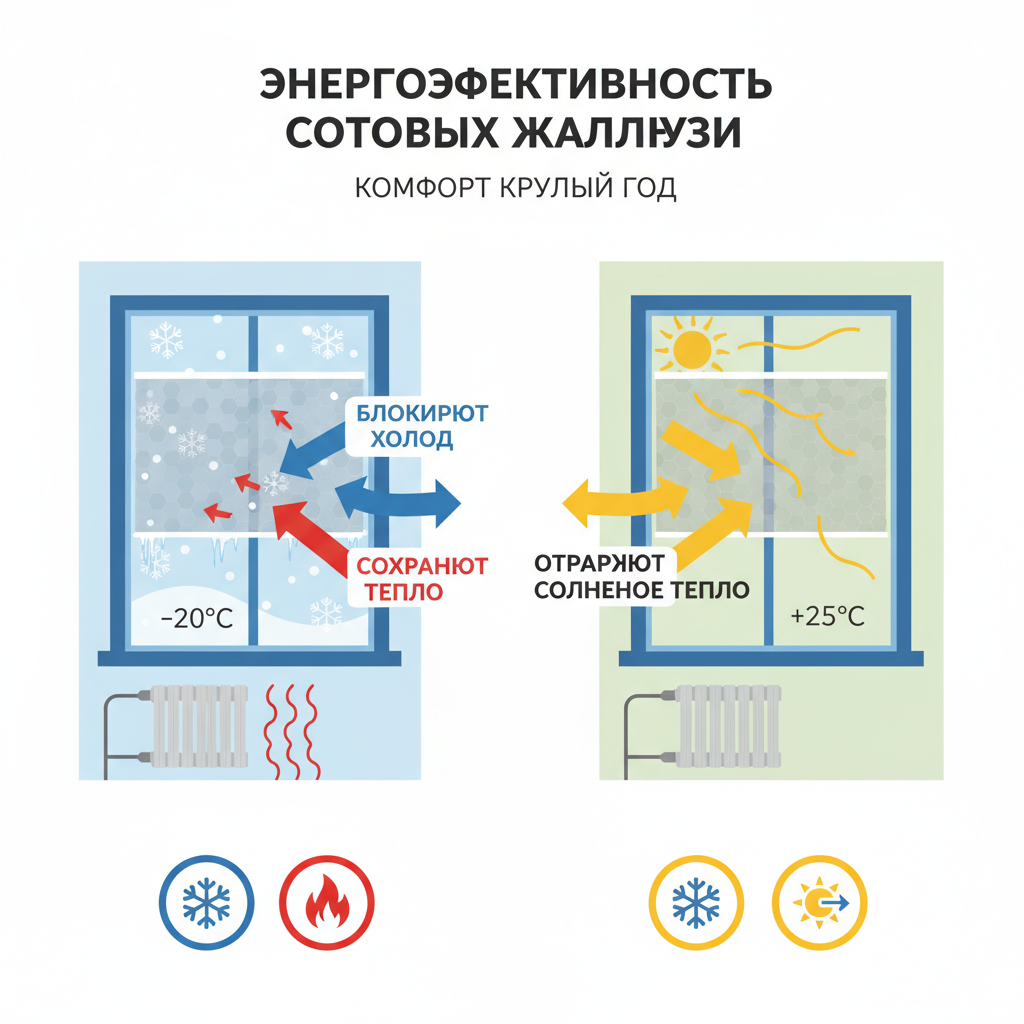 Энергоэффективность жалюзи: экономия на отоплении и кондиционировании