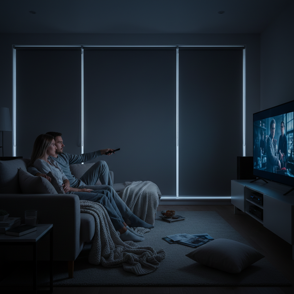 Жалюзи для домашнего кинотеатра: как создать полную темноту