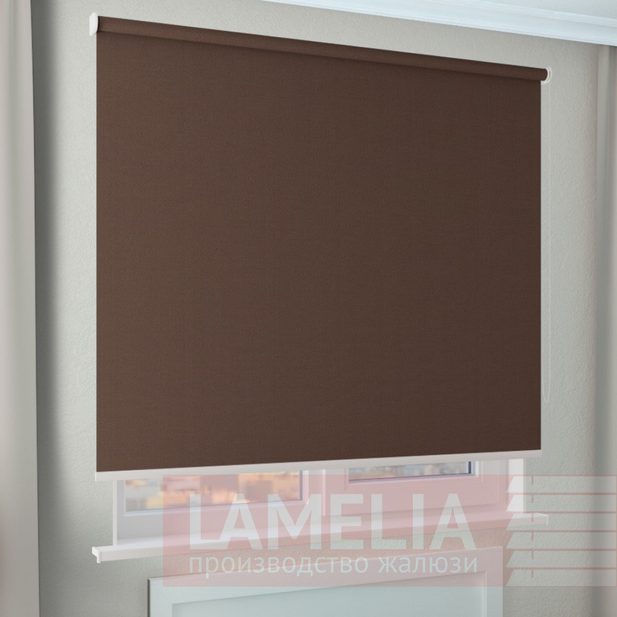 АЛЬФА ALU BLACK-OUT 2871 т. коричневый, 250cm копия_lamelia