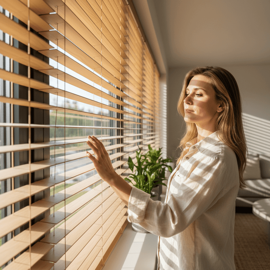 Деревянные жалюзи: как защитить от солнца и влаги надолго